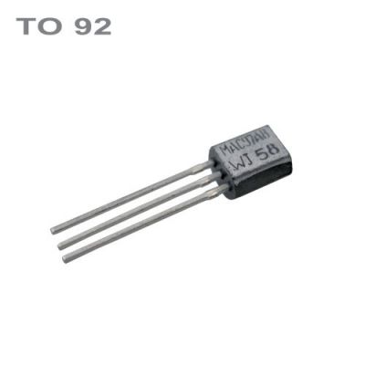 Tranzistor 2N3904 NPN 40V,0.2A,0.6W,300MHz TO92
