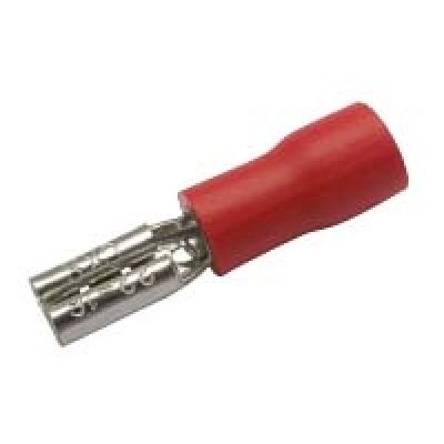 Zdierka faston 2.8mm ,vodič 0.5-1.5mm červená