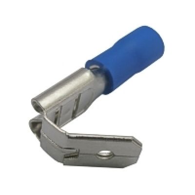 Zdierka faston rozvaděč 6.3mm, vodič 1.5-2.5mm modrý