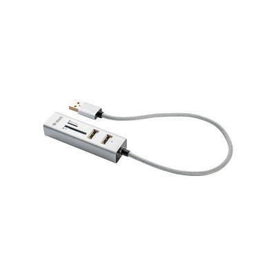 Redukcia USB hub YENKEE YHC 101SR + čítačka
