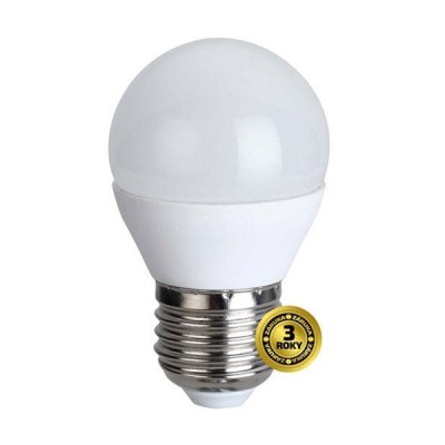Žiarovka LED E27 6W G45 biela teplá SOLIGHT WZ412