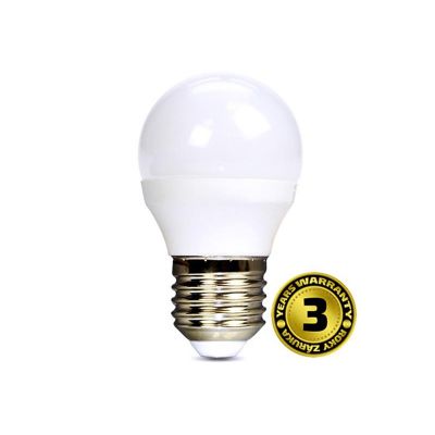 Žiarovka LED E27 6W G45 biela studená SOLIGHT WZ419