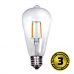 Žiarovka Filament LED E27 8W ST65 biela teplá SOLIGHT WZ526