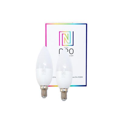 Múdra WiFi žiarovka LED E14 5W RGBW IMMAX NEO 07005B 2ks
