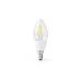 Múdra WiFi žiarovka LED E14 5W biela teplá NEDIS WIFILF10WTC37 SMARTLIFE