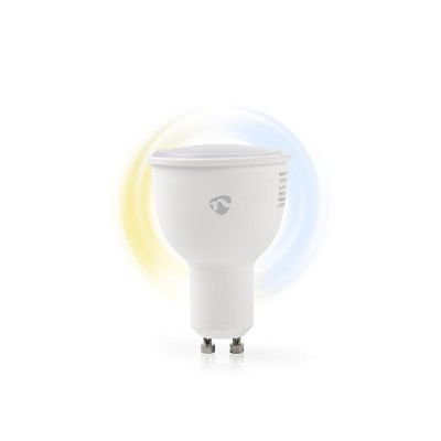 Múdra WiFi žiarovka LED GU10 4.5W biela NEDIS WIFILW10WTGU10 SMARTLIFE