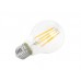 Žiarovka Filament LED E27 6W GLOBE biela teplá VIPOW ZAR0433