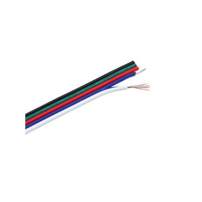 RGBW kábel pre LED pásik, 5 x 0,3 mm2