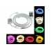 LED neon flexi hadice 230V, 5050, 60LED/m 14,4W/m RGB 2m+RGB kontroler