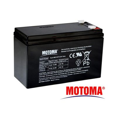 Batéria olovená 12V 7.0Ah MOTOMA (konektor 4,75 mm)