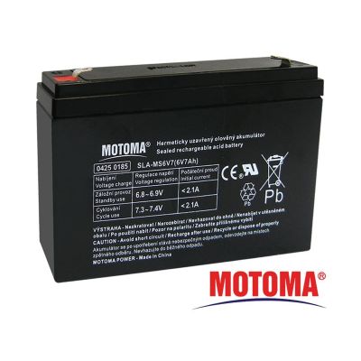 Batéria olovená 6V 7.0Ah MOTOMA