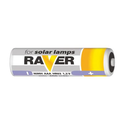 Batéria AAA (R03) nabíjacia 1,2V/400mAh RAVER solar