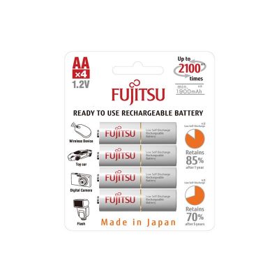 Batéria AA (R6) nabíjacie 1,2V/1900mAh Fujitsu white 4ks