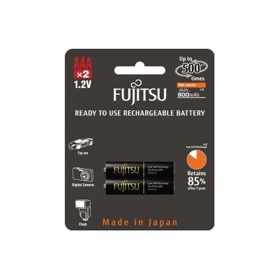 Batéria AAA (R03) nabíjacie 1,2V/900mAh Fujitsu black PRO 2ks