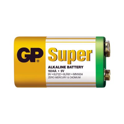 Batéria 6F22 (9V) alkalická GP Super Alkaline 9V
