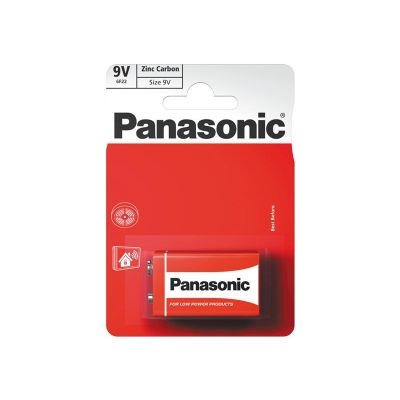 Batéria 6F22 (9V) Zn-Cl PANASONIC Red