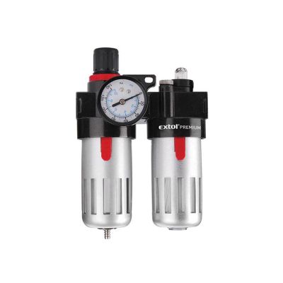 Regulátor tlaku s filtrom a manometrom a primazávačom oleja EXTOL PREMIUM 8865105