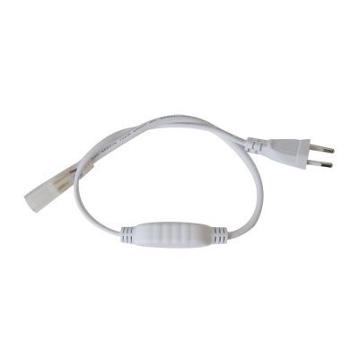 Flexo šnúra PVC pre LED pásik 5050, 230V, 0.5m