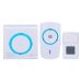 Wireless doorbell 1L65 1x to socket + 1x battery, 120m, white, learning code...