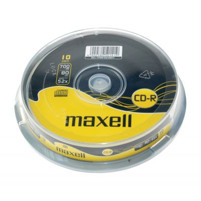 CD-R 700MB MAXELL 52x 10ks