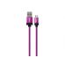 Kábel YENKEE YCU 201 BPE USB/Micro USB 1m fialový