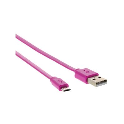 Kábel SENCOR SCO 512-010 USB/Micro USB ružový