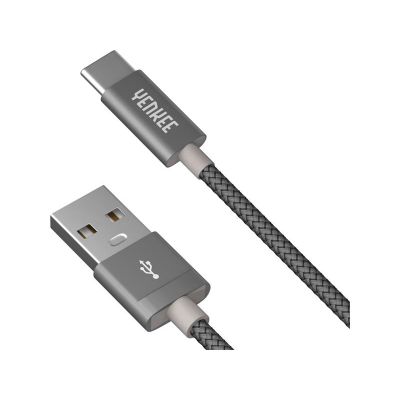 Kábel YENKEE YCU 301 GY USB A 2.0/USB C 1m sivý