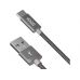 Kábel YENKEE YCU 301 GY USB A 2.0/USB C 1m sivý