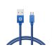 Kábel SWISSTEN USB/Micro USB 1,2m modrý